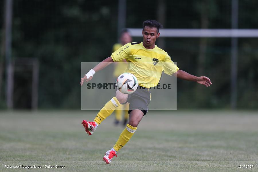 sport, action, Sportgelände, SVP, SV Pfaffenhausen, Kreisliga Würzburg, KOL Gelnhausen, HFV, Fussball, BSC Aura, BFV, BCA, Aura im Sinngrund, 24.06.2025 - Bild-ID: 2490709 sport, action, Sportgelände, SVP, SV Pfaffenhausen, Kreisliga Würzburg, KOL Gelnhausen, HFV, Fussball, BSC Aura, BFV, BCA, Aura im Sinngrund, 24.06.2025 - Bild-ID: 2490709