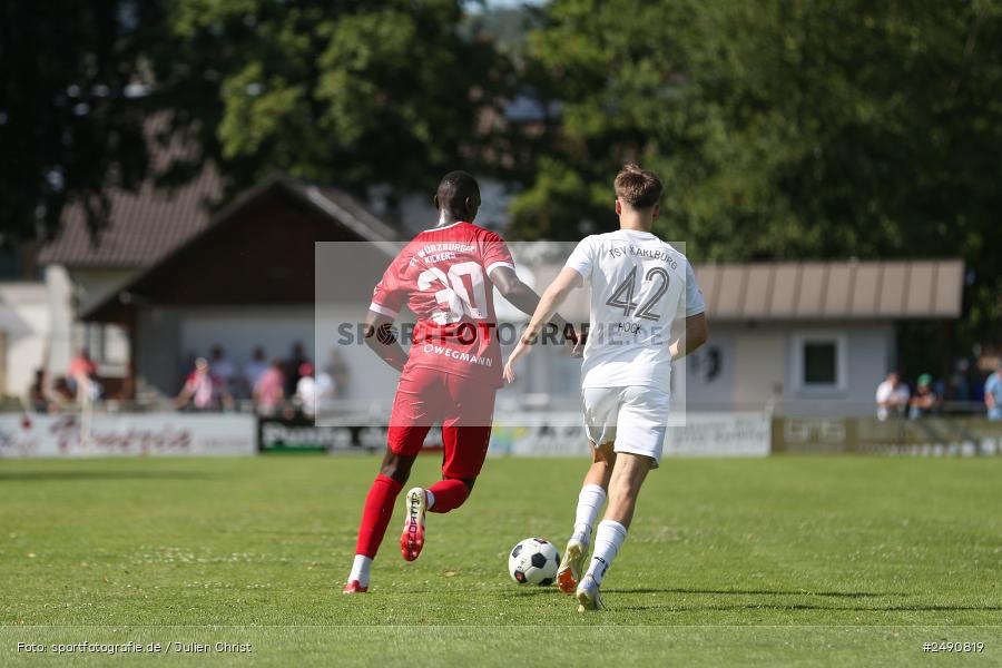 Sportgelände, Karlburg, 28.06.2025, sport, action, Fussball, BFV, Landesliga Nordwest, Regionalliga Bayern, FWK, TSV, FC Würzburger Kickers, TSV Karlburg - Bild-ID: 2490819