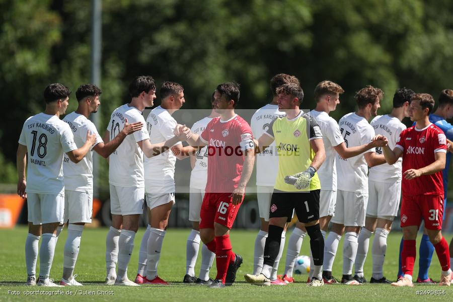 Sportgelände, Karlburg, 28.06.2025, sport, action, Fussball, BFV, Landesliga Nordwest, Regionalliga Bayern, FWK, TSV, FC Würzburger Kickers, TSV Karlburg - Bild-ID: 2490834