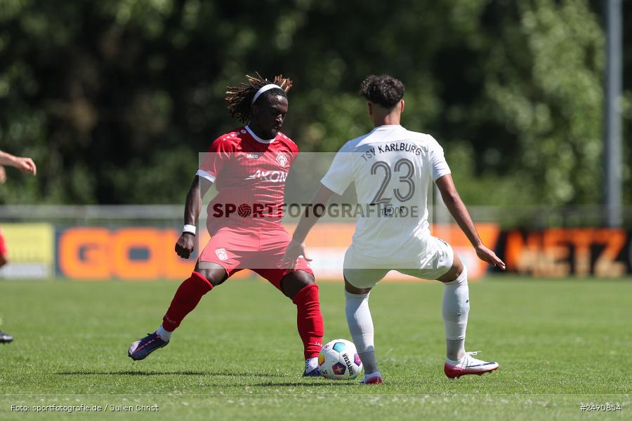Sportgelände, Karlburg, 28.06.2025, sport, action, Fussball, BFV, Landesliga Nordwest, Regionalliga Bayern, FWK, TSV, FC Würzburger Kickers, TSV Karlburg - Bild-ID: 2490854