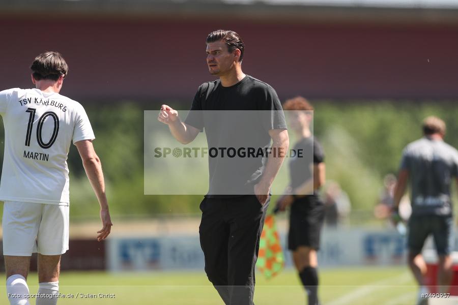 Sportgelände, Karlburg, 28.06.2025, sport, action, Fussball, BFV, Landesliga Nordwest, Regionalliga Bayern, FWK, TSV, FC Würzburger Kickers, TSV Karlburg - Bild-ID: 2490957