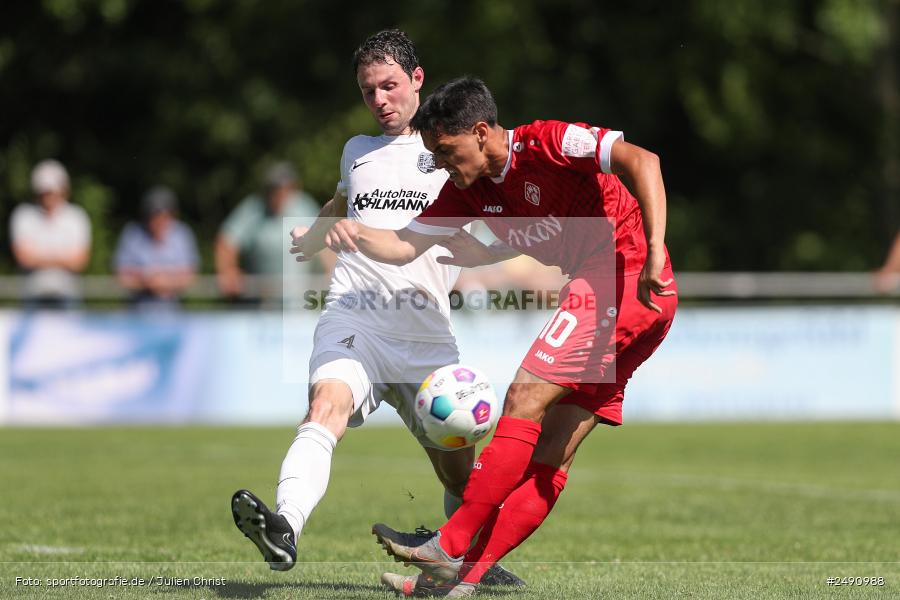 Sportgelände, Karlburg, 28.06.2025, sport, action, Fussball, BFV, Landesliga Nordwest, Regionalliga Bayern, FWK, TSV, FC Würzburger Kickers, TSV Karlburg - Bild-ID: 2490988 Sportgelände, Karlburg, 28.06.2025, sport, action, Fussball, BFV, Landesliga Nordwest, Regionalliga Bayern, FWK, TSV, FC Würzburger Kickers, TSV Karlburg - Bild-ID: 2490988