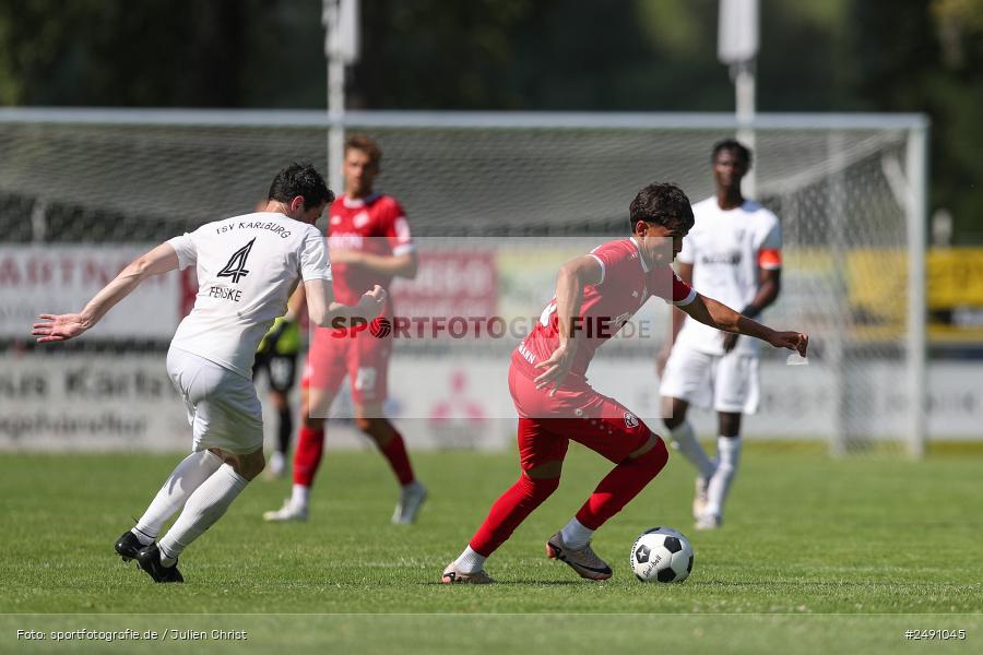 Sportgelände, Karlburg, 28.06.2025, sport, action, Fussball, BFV, Landesliga Nordwest, Regionalliga Bayern, FWK, TSV, FC Würzburger Kickers, TSV Karlburg - Bild-ID: 2491045