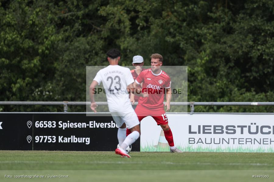 Sportgelände, Karlburg, 28.06.2025, sport, action, Fussball, BFV, Landesliga Nordwest, Regionalliga Bayern, FWK, TSV, FC Würzburger Kickers, TSV Karlburg - Bild-ID: 2491060 Sportgelände, Karlburg, 28.06.2025, sport, action, Fussball, BFV, Landesliga Nordwest, Regionalliga Bayern, FWK, TSV, FC Würzburger Kickers, TSV Karlburg - Bild-ID: 2491060