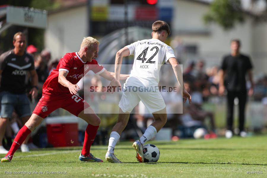 Sportgelände, Karlburg, 28.06.2025, sport, action, Fussball, BFV, Landesliga Nordwest, Regionalliga Bayern, FWK, TSV, FC Würzburger Kickers, TSV Karlburg - Bild-ID: 2491103