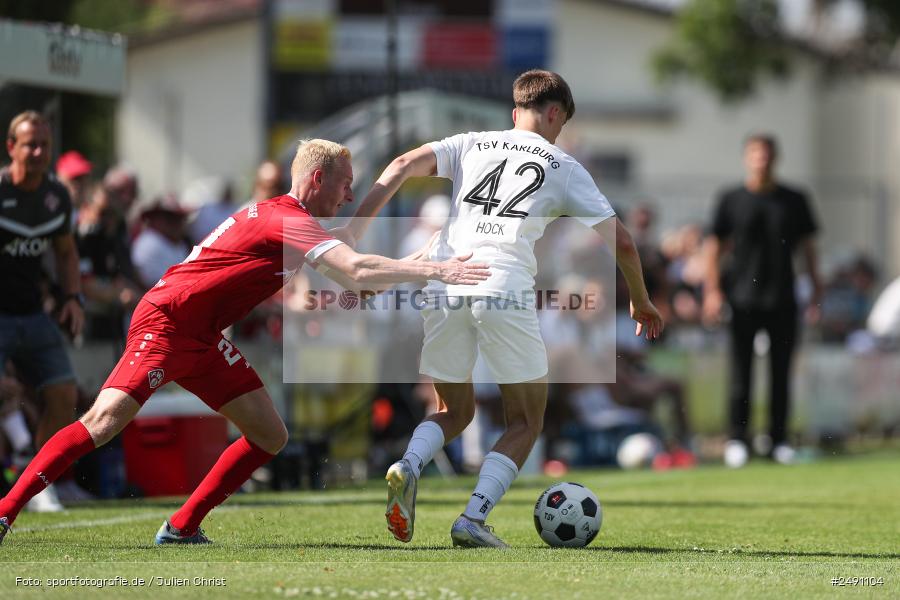 Sportgelände, Karlburg, 28.06.2025, sport, action, Fussball, BFV, Landesliga Nordwest, Regionalliga Bayern, FWK, TSV, FC Würzburger Kickers, TSV Karlburg - Bild-ID: 2491104 Sportgelände, Karlburg, 28.06.2025, sport, action, Fussball, BFV, Landesliga Nordwest, Regionalliga Bayern, FWK, TSV, FC Würzburger Kickers, TSV Karlburg - Bild-ID: 2491104