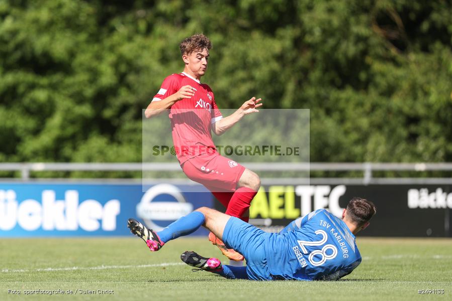 Sportgelände, Karlburg, 28.06.2025, sport, action, Fussball, BFV, Landesliga Nordwest, Regionalliga Bayern, FWK, TSV, FC Würzburger Kickers, TSV Karlburg - Bild-ID: 2491133
