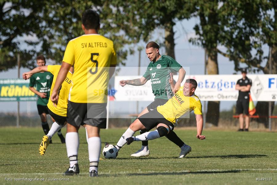 sport, action, Steinmark, Sportgelände, SVA, SV Altfeld, SGUKD, SG 1 Urspringen / Karbach / Duttenbrunn, Fussball, Finale, BFV, 49. Spessart-Wanderpokal, 29.06.2025 - Bild-ID: 2491231