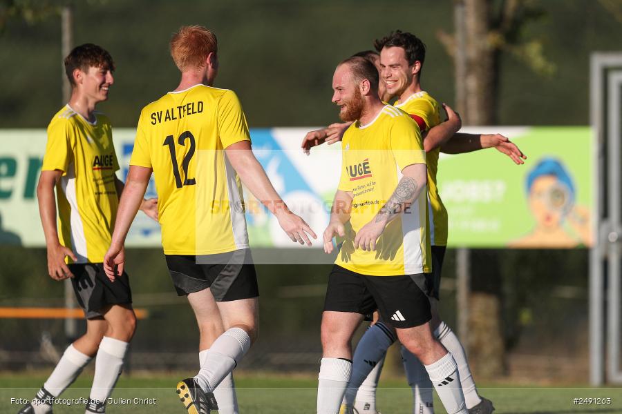 sport, action, Steinmark, Sportgelände, SVA, SV Altfeld, SGUKD, SG 1 Urspringen / Karbach / Duttenbrunn, Fussball, Finale, BFV, 49. Spessart-Wanderpokal, 29.06.2025 - Bild-ID: 2491263