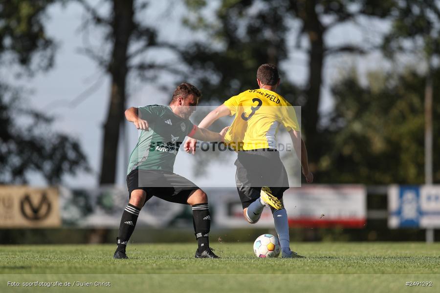 sport, action, Steinmark, Sportgelände, SVA, SV Altfeld, SGUKD, SG 1 Urspringen / Karbach / Duttenbrunn, Fussball, Finale, BFV, 49. Spessart-Wanderpokal, 29.06.2025 - Bild-ID: 2491292