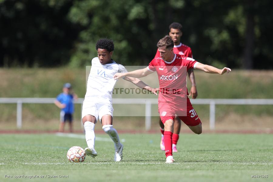 Sportgelände, Bad Mergentheim, 05.07.2025, sport, action, Fussball, BFV, Regionalliga Südwest, Regionalliga Bayern, FCB, FWK, FC Bayern Alzenau, FC Würzburger Kickers - Bild-ID: 2491383