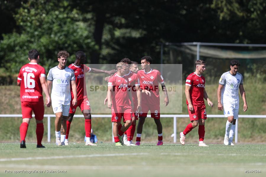 Sportgelände, Bad Mergentheim, 05.07.2025, sport, action, Fussball, BFV, Regionalliga Südwest, Regionalliga Bayern, FCB, FWK, FC Bayern Alzenau, FC Würzburger Kickers - Bild-ID: 2491384