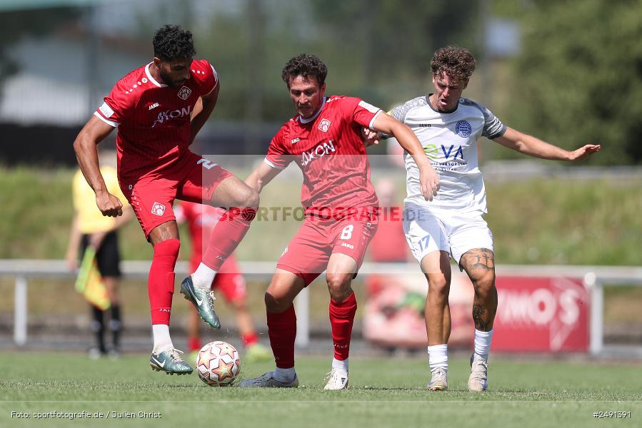 Sportgelände, Bad Mergentheim, 05.07.2025, sport, action, Fussball, BFV, Regionalliga Südwest, Regionalliga Bayern, FCB, FWK, FC Bayern Alzenau, FC Würzburger Kickers - Bild-ID: 2491391