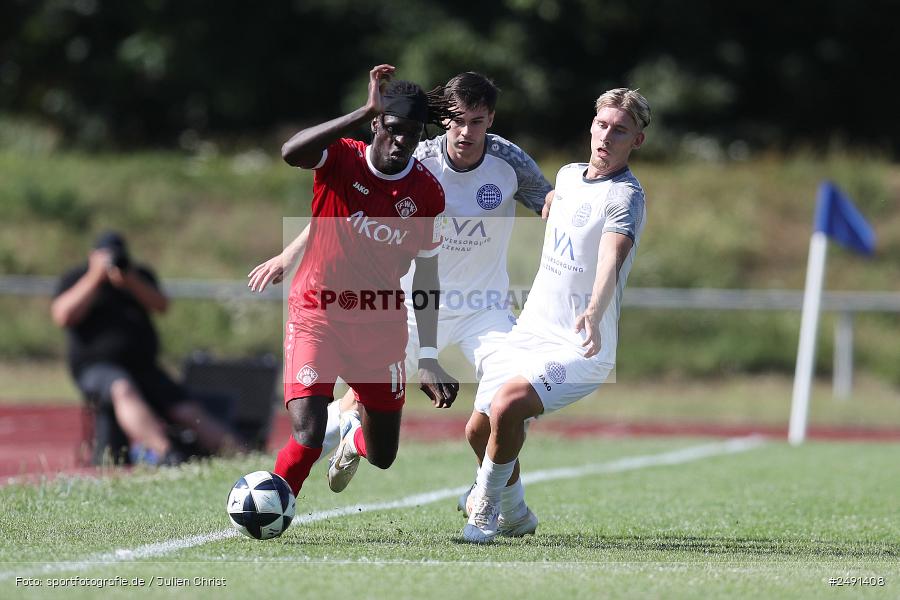 Sportgelände, Bad Mergentheim, 05.07.2025, sport, action, Fussball, BFV, Regionalliga Südwest, Regionalliga Bayern, FCB, FWK, FC Bayern Alzenau, FC Würzburger Kickers - Bild-ID: 2491408