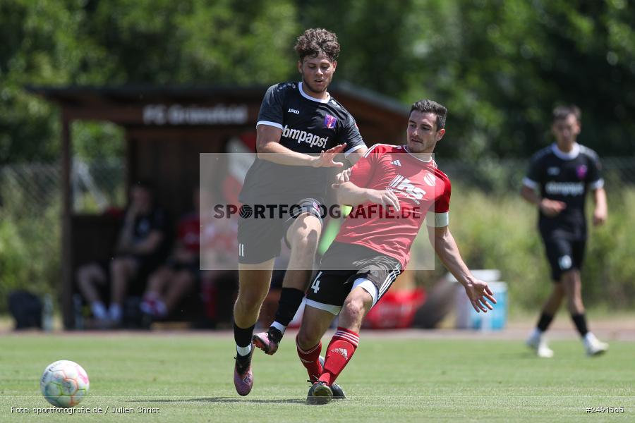 Sportgelände, Grünsfeld, 05.07.2025, sport, action, Fussball, badfv, Oberliga, bfv-Landesliga Odenwald, FSV, FCG, FSV Hollenbach, FC Grünsfeld - Bild-ID: 2491565