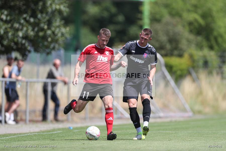Sportgelände, Grünsfeld, 05.07.2025, sport, action, Fussball, badfv, Oberliga, bfv-Landesliga Odenwald, FSV, FCG, FSV Hollenbach, FC Grünsfeld - Bild-ID: 2491568