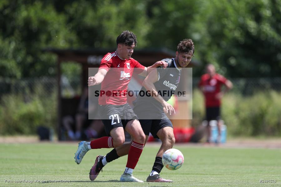 Sportgelände, Grünsfeld, 05.07.2025, sport, action, Fussball, badfv, Oberliga, bfv-Landesliga Odenwald, FSV, FCG, FSV Hollenbach, FC Grünsfeld - Bild-ID: 2491576 Sportgelände, Grünsfeld, 05.07.2025, sport, action, Fussball, badfv, Oberliga, bfv-Landesliga Odenwald, FSV, FCG, FSV Hollenbach, FC Grünsfeld - Bild-ID: 2491576