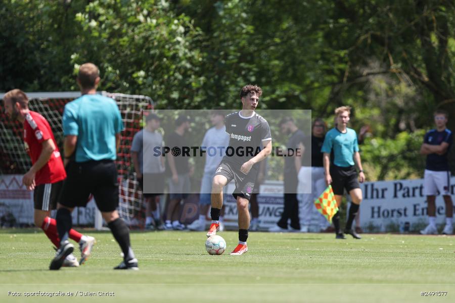 Sportgelände, Grünsfeld, 05.07.2025, sport, action, Fussball, badfv, Oberliga, bfv-Landesliga Odenwald, FSV, FCG, FSV Hollenbach, FC Grünsfeld - Bild-ID: 2491577