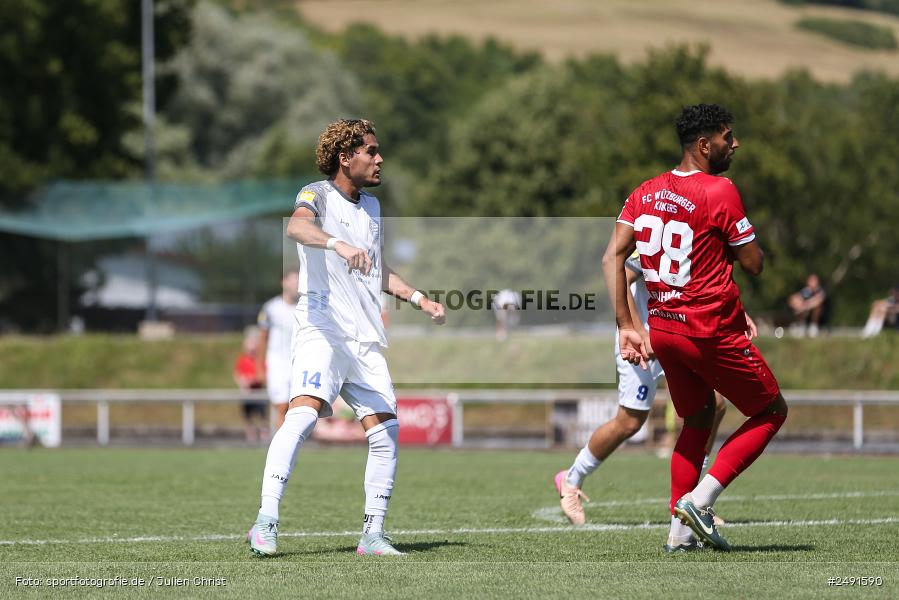 sport, action, Sportgelände, Regionalliga Südwest, Regionalliga Bayern, Fussball, FWK, FCB, FC Würzburger Kickers, FC Bayern Alzenau, Bad Mergentheim, BFV, 05.07.2025 - Bild-ID: 2491590
