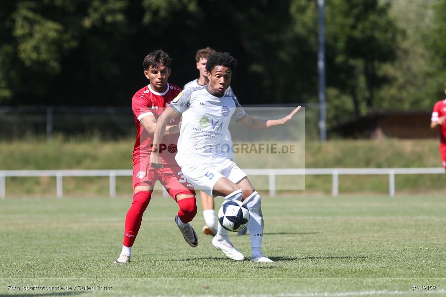 sport, action, Sportgelände, Regionalliga Südwest, Regionalliga Bayern, Fussball, FWK, FCB, FC Würzburger Kickers, FC Bayern Alzenau, Bad Mergentheim, BFV, 05.07.2025 - Bild-ID: 2491591