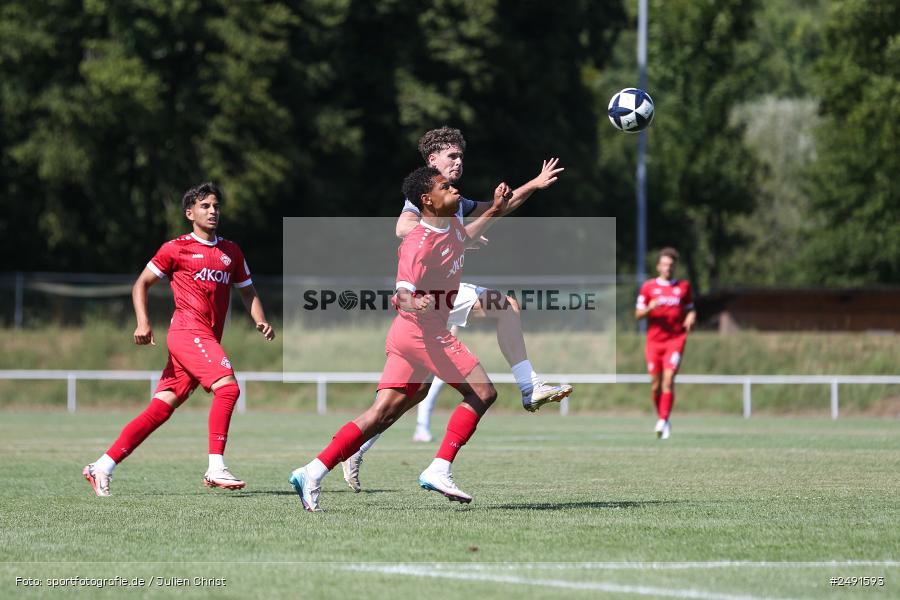 sport, action, Sportgelände, Regionalliga Südwest, Regionalliga Bayern, Fussball, FWK, FCB, FC Würzburger Kickers, FC Bayern Alzenau, Bad Mergentheim, BFV, 05.07.2025 - Bild-ID: 2491593