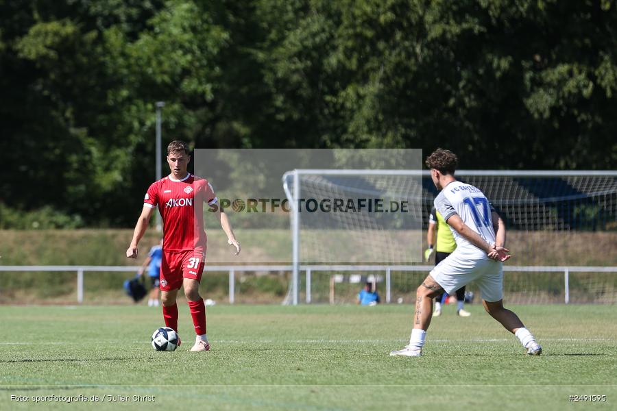 sport, action, Sportgelände, Regionalliga Südwest, Regionalliga Bayern, Fussball, FWK, FCB, FC Würzburger Kickers, FC Bayern Alzenau, Bad Mergentheim, BFV, 05.07.2025 - Bild-ID: 2491595