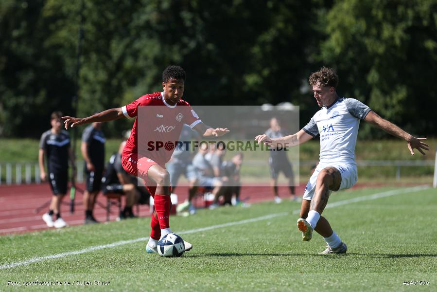 sport, action, Sportgelände, Regionalliga Südwest, Regionalliga Bayern, Fussball, FWK, FCB, FC Würzburger Kickers, FC Bayern Alzenau, Bad Mergentheim, BFV, 05.07.2025 - Bild-ID: 2491596