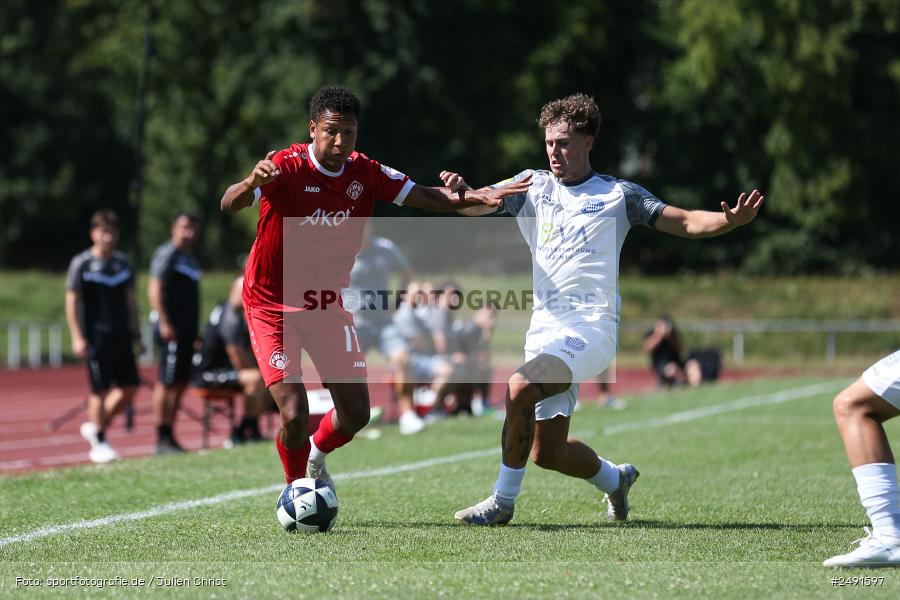 sport, action, Sportgelände, Regionalliga Südwest, Regionalliga Bayern, Fussball, FWK, FCB, FC Würzburger Kickers, FC Bayern Alzenau, Bad Mergentheim, BFV, 05.07.2025 - Bild-ID: 2491597