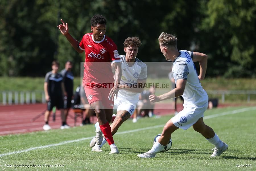 sport, action, Sportgelände, Regionalliga Südwest, Regionalliga Bayern, Fussball, FWK, FCB, FC Würzburger Kickers, FC Bayern Alzenau, Bad Mergentheim, BFV, 05.07.2025 - Bild-ID: 2491599