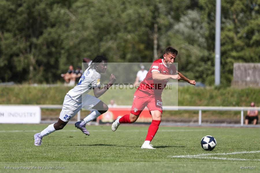 sport, action, Sportgelände, Regionalliga Südwest, Regionalliga Bayern, Fussball, FWK, FCB, FC Würzburger Kickers, FC Bayern Alzenau, Bad Mergentheim, BFV, 05.07.2025 - Bild-ID: 2491601