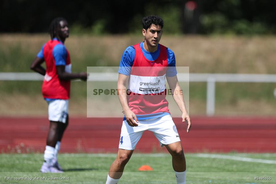 sport, action, Sportgelände, Regionalliga Südwest, Regionalliga Bayern, Fussball, FWK, FCB, FC Würzburger Kickers, FC Bayern Alzenau, Bad Mergentheim, BFV, 05.07.2025 - Bild-ID: 2491635
