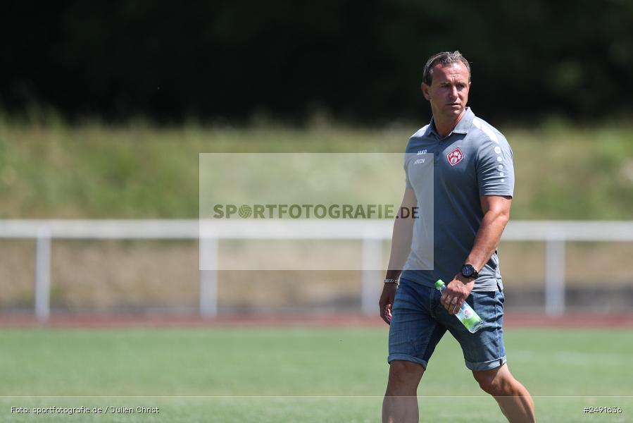 sport, action, Sportgelände, Regionalliga Südwest, Regionalliga Bayern, Fussball, FWK, FCB, FC Würzburger Kickers, FC Bayern Alzenau, Bad Mergentheim, BFV, 05.07.2025 - Bild-ID: 2491636