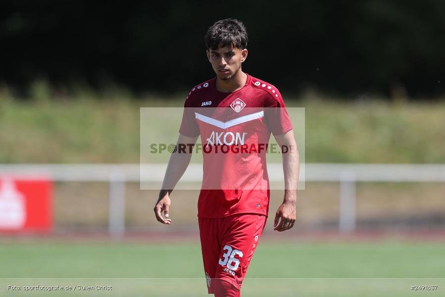sport, action, Sportgelände, Regionalliga Südwest, Regionalliga Bayern, Fussball, FWK, FCB, FC Würzburger Kickers, FC Bayern Alzenau, Bad Mergentheim, BFV, 05.07.2025 - Bild-ID: 2491637