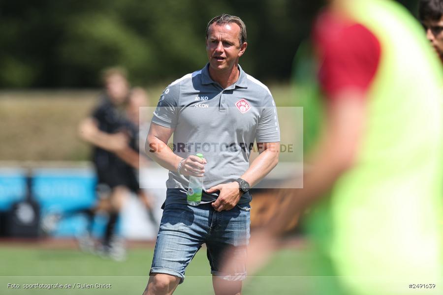 sport, action, Sportgelände, Regionalliga Südwest, Regionalliga Bayern, Fussball, FWK, FCB, FC Würzburger Kickers, FC Bayern Alzenau, Bad Mergentheim, BFV, 05.07.2025 - Bild-ID: 2491639 sport, action, Sportgelände, Regionalliga Südwest, Regionalliga Bayern, Fussball, FWK, FCB, FC Würzburger Kickers, FC Bayern Alzenau, Bad Mergentheim, BFV, 05.07.2025 - Bild-ID: 2491639