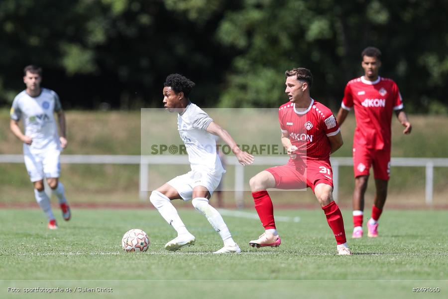 sport, action, Sportgelände, Regionalliga Südwest, Regionalliga Bayern, Fussball, FWK, FCB, FC Würzburger Kickers, FC Bayern Alzenau, Bad Mergentheim, BFV, 05.07.2025 - Bild-ID: 2491660