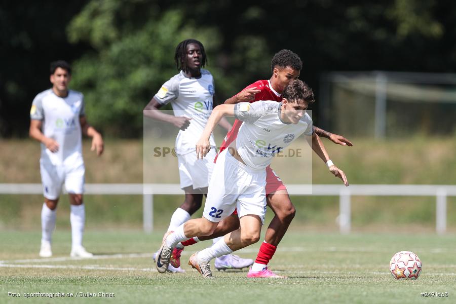 sport, action, Sportgelände, Regionalliga Südwest, Regionalliga Bayern, Fussball, FWK, FCB, FC Würzburger Kickers, FC Bayern Alzenau, Bad Mergentheim, BFV, 05.07.2025 - Bild-ID: 2491663