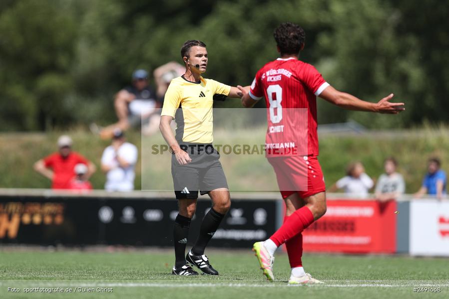 sport, action, Sportgelände, Regionalliga Südwest, Regionalliga Bayern, Fussball, FWK, FCB, FC Würzburger Kickers, FC Bayern Alzenau, Bad Mergentheim, BFV, 05.07.2025 - Bild-ID: 2491668