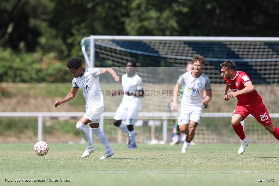 sport, action, Sportgelände, Regionalliga Südwest, Regionalliga Bayern, Fussball, FWK, FCB, FC Würzburger Kickers, FC Bayern Alzenau, Bad Mergentheim, BFV, 05.07.2025 - Bild-ID: 2491673