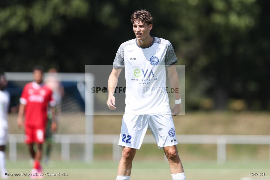 sport, action, Sportgelände, Regionalliga Südwest, Regionalliga Bayern, Fussball, FWK, FCB, FC Würzburger Kickers, FC Bayern Alzenau, Bad Mergentheim, BFV, 05.07.2025 - Bild-ID: 2491678