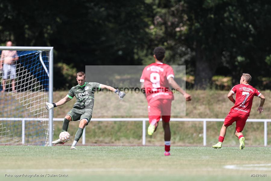 sport, action, Sportgelände, Regionalliga Südwest, Regionalliga Bayern, Fussball, FWK, FCB, FC Würzburger Kickers, FC Bayern Alzenau, Bad Mergentheim, BFV, 05.07.2025 - Bild-ID: 2491681
