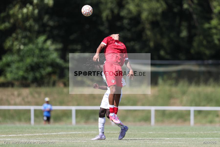 sport, action, Sportgelände, Regionalliga Südwest, Regionalliga Bayern, Fussball, FWK, FCB, FC Würzburger Kickers, FC Bayern Alzenau, Bad Mergentheim, BFV, 05.07.2025 - Bild-ID: 2491705