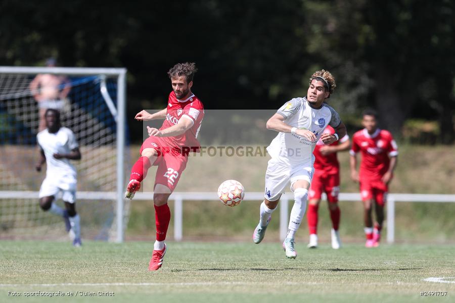 sport, action, Sportgelände, Regionalliga Südwest, Regionalliga Bayern, Fussball, FWK, FCB, FC Würzburger Kickers, FC Bayern Alzenau, Bad Mergentheim, BFV, 05.07.2025 - Bild-ID: 2491707
