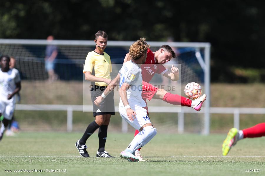 sport, action, Sportgelände, Regionalliga Südwest, Regionalliga Bayern, Fussball, FWK, FCB, FC Würzburger Kickers, FC Bayern Alzenau, Bad Mergentheim, BFV, 05.07.2025 - Bild-ID: 2491721