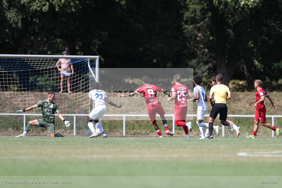 sport, action, Sportgelände, Regionalliga Südwest, Regionalliga Bayern, Fussball, FWK, FCB, FC Würzburger Kickers, FC Bayern Alzenau, Bad Mergentheim, BFV, 05.07.2025 - Bild-ID: 2491724