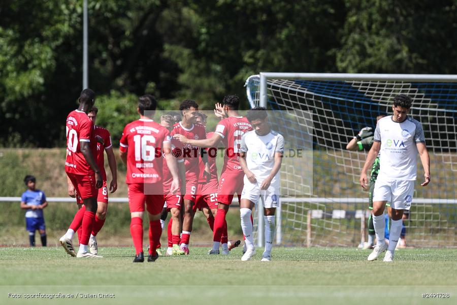 sport, action, Sportgelände, Regionalliga Südwest, Regionalliga Bayern, Fussball, FWK, FCB, FC Würzburger Kickers, FC Bayern Alzenau, Bad Mergentheim, BFV, 05.07.2025 - Bild-ID: 2491728