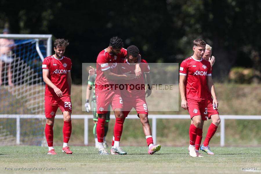 sport, action, Sportgelände, Regionalliga Südwest, Regionalliga Bayern, Fussball, FWK, FCB, FC Würzburger Kickers, FC Bayern Alzenau, Bad Mergentheim, BFV, 05.07.2025 - Bild-ID: 2491731