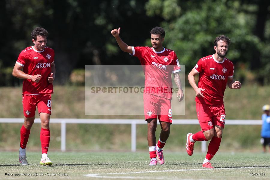 sport, action, Sportgelände, Regionalliga Südwest, Regionalliga Bayern, Fussball, FWK, FCB, FC Würzburger Kickers, FC Bayern Alzenau, Bad Mergentheim, BFV, 05.07.2025 - Bild-ID: 2491733