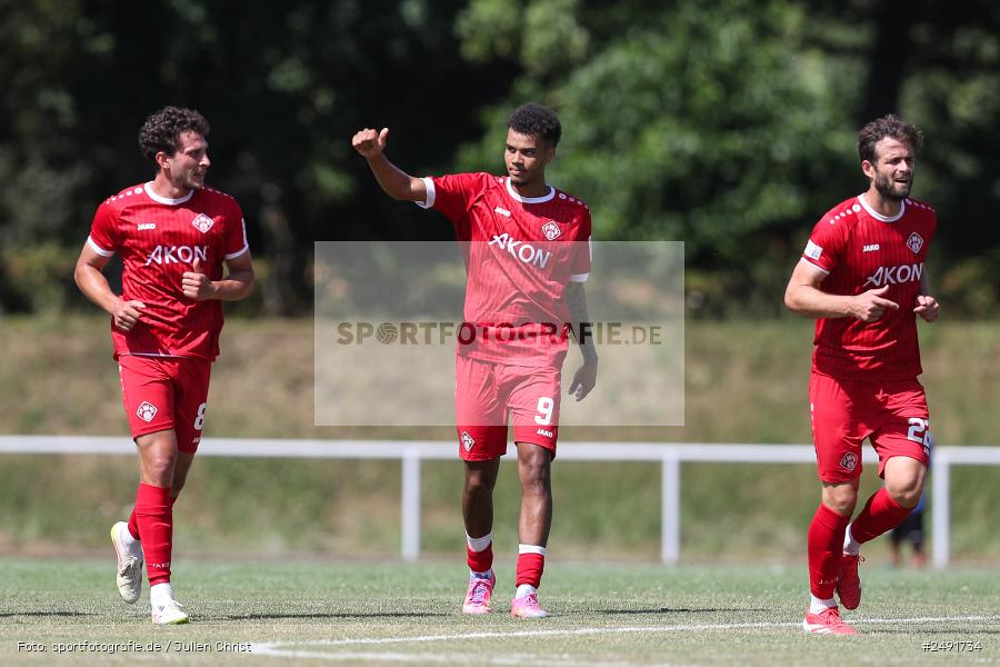 sport, action, Sportgelände, Regionalliga Südwest, Regionalliga Bayern, Fussball, FWK, FCB, FC Würzburger Kickers, FC Bayern Alzenau, Bad Mergentheim, BFV, 05.07.2025 - Bild-ID: 2491734