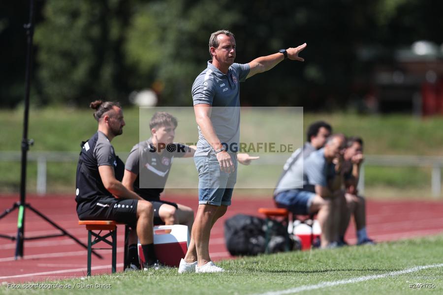 sport, action, Sportgelände, Regionalliga Südwest, Regionalliga Bayern, Fussball, FWK, FCB, FC Würzburger Kickers, FC Bayern Alzenau, Bad Mergentheim, BFV, 05.07.2025 - Bild-ID: 2491736