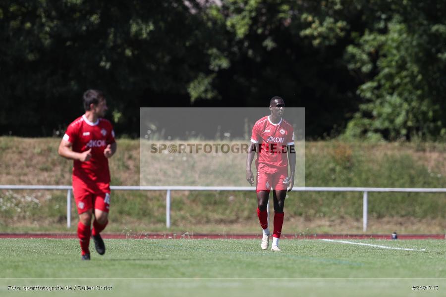 sport, action, Sportgelände, Regionalliga Südwest, Regionalliga Bayern, Fussball, FWK, FCB, FC Würzburger Kickers, FC Bayern Alzenau, Bad Mergentheim, BFV, 05.07.2025 - Bild-ID: 2491743
